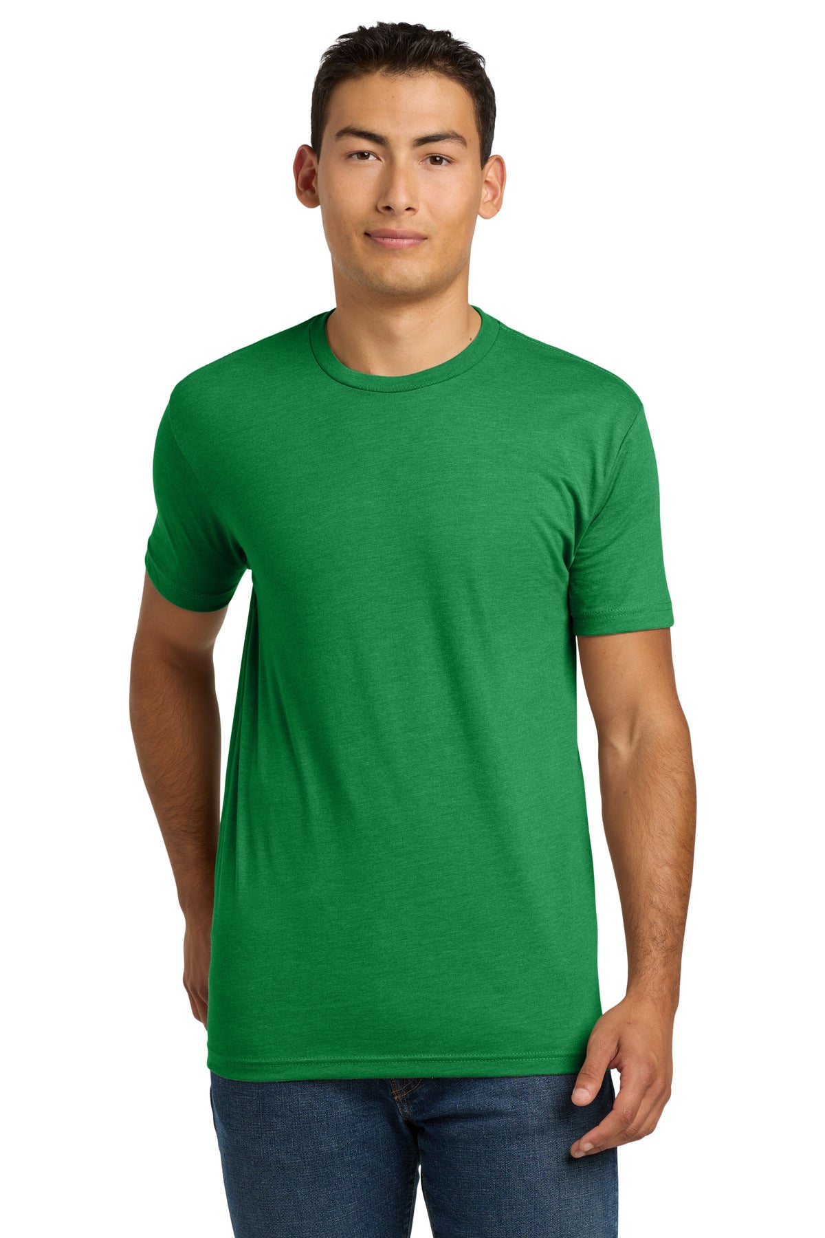 Next Level Apparel Adult CVC Tee. NL6210 - Kelly Green - front