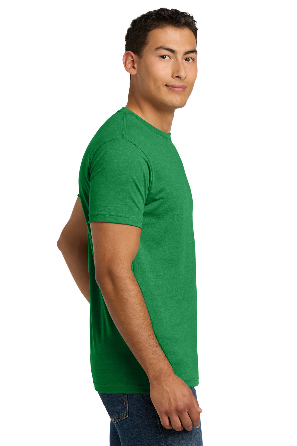 Next Level Apparel Adult CVC Tee. NL6210 - Kelly Green - side