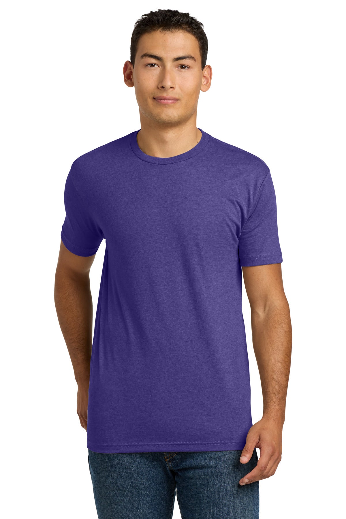 Next Level Apparel Adult CVC Tee. NL6210 - Purple Rush - front