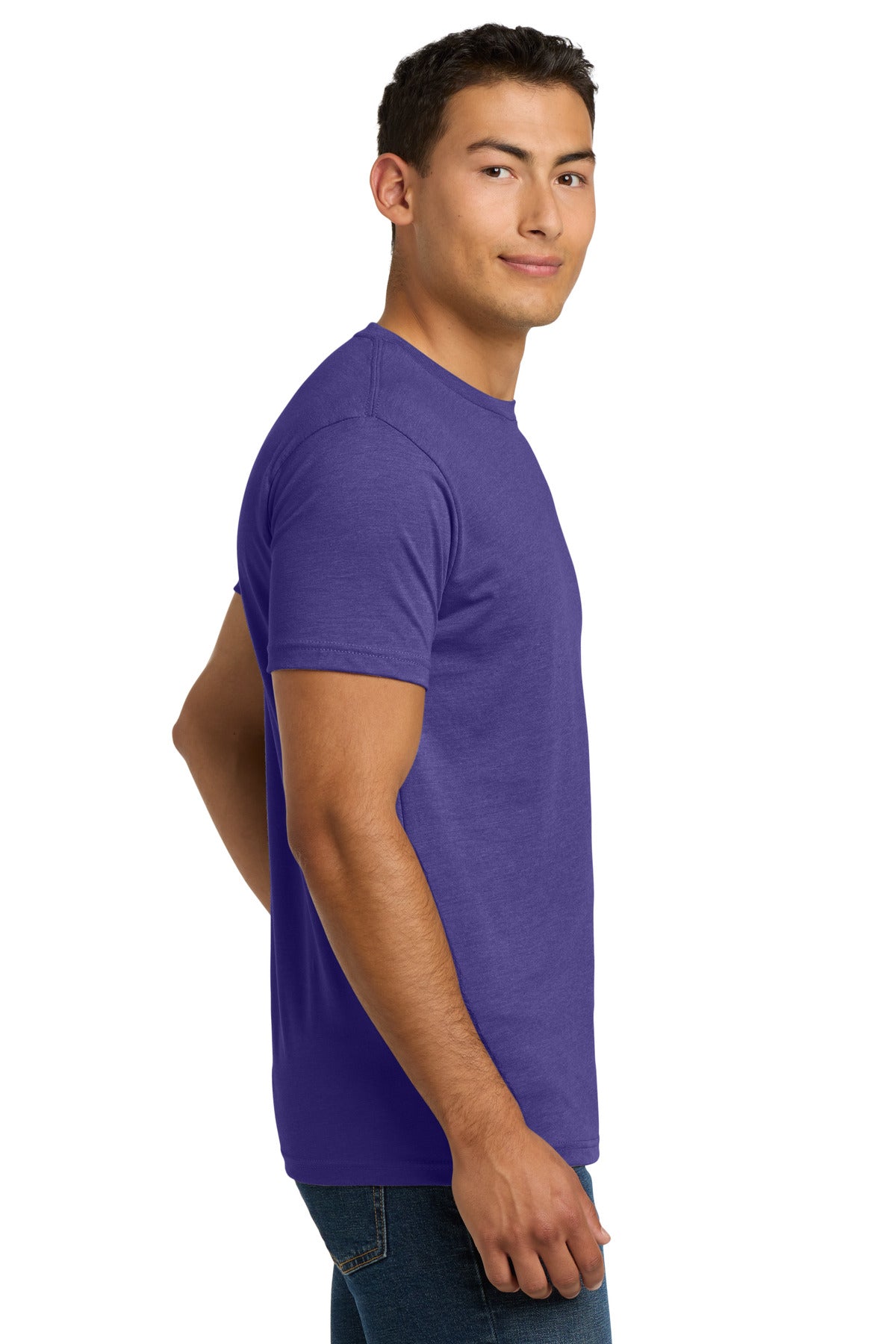 Next Level Apparel Adult CVC Tee. NL6210 - Purple Rush - side