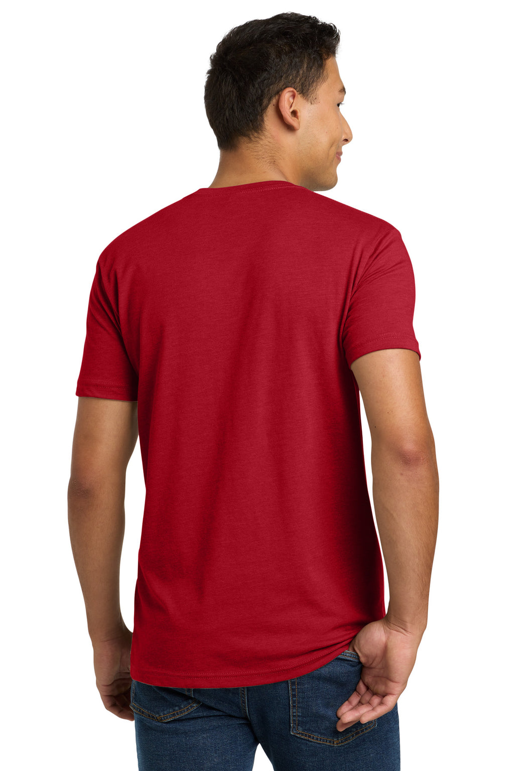 Next Level Apparel Adult CVC Tee. NL6210 - Red - back