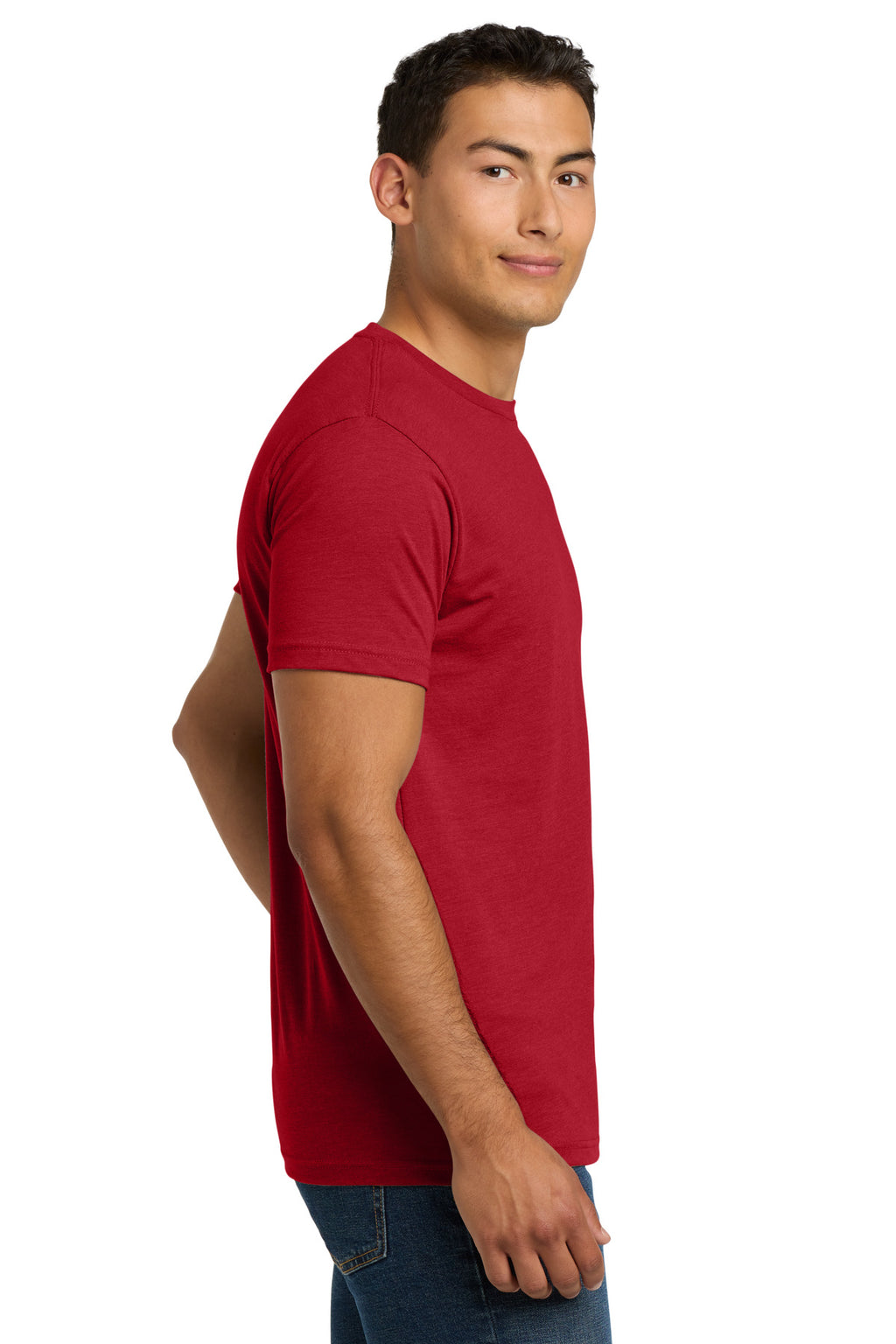 Next Level Apparel Adult CVC Tee. NL6210 - Red - side