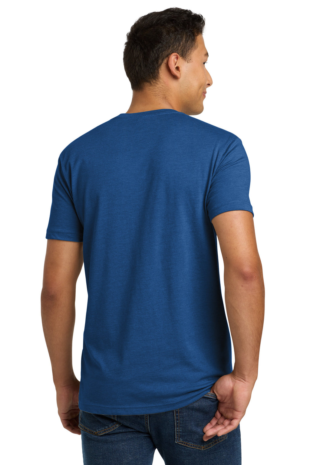 Next Level Apparel Adult CVC Tee. NL6210 - Royal - back
