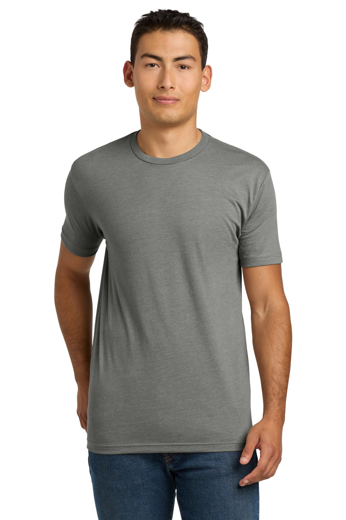 Next Level Apparel Adult CVC Tee. NL6210 - Stone Gray - front