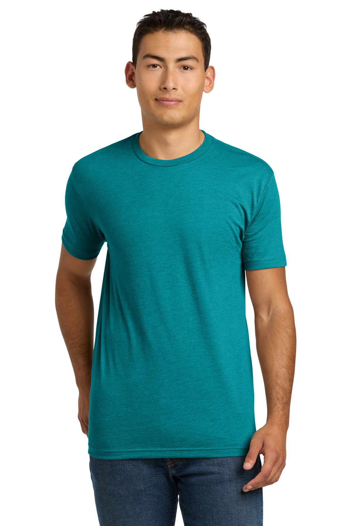 Next Level Apparel Adult CVC Tee. NL6210 - Teal - front