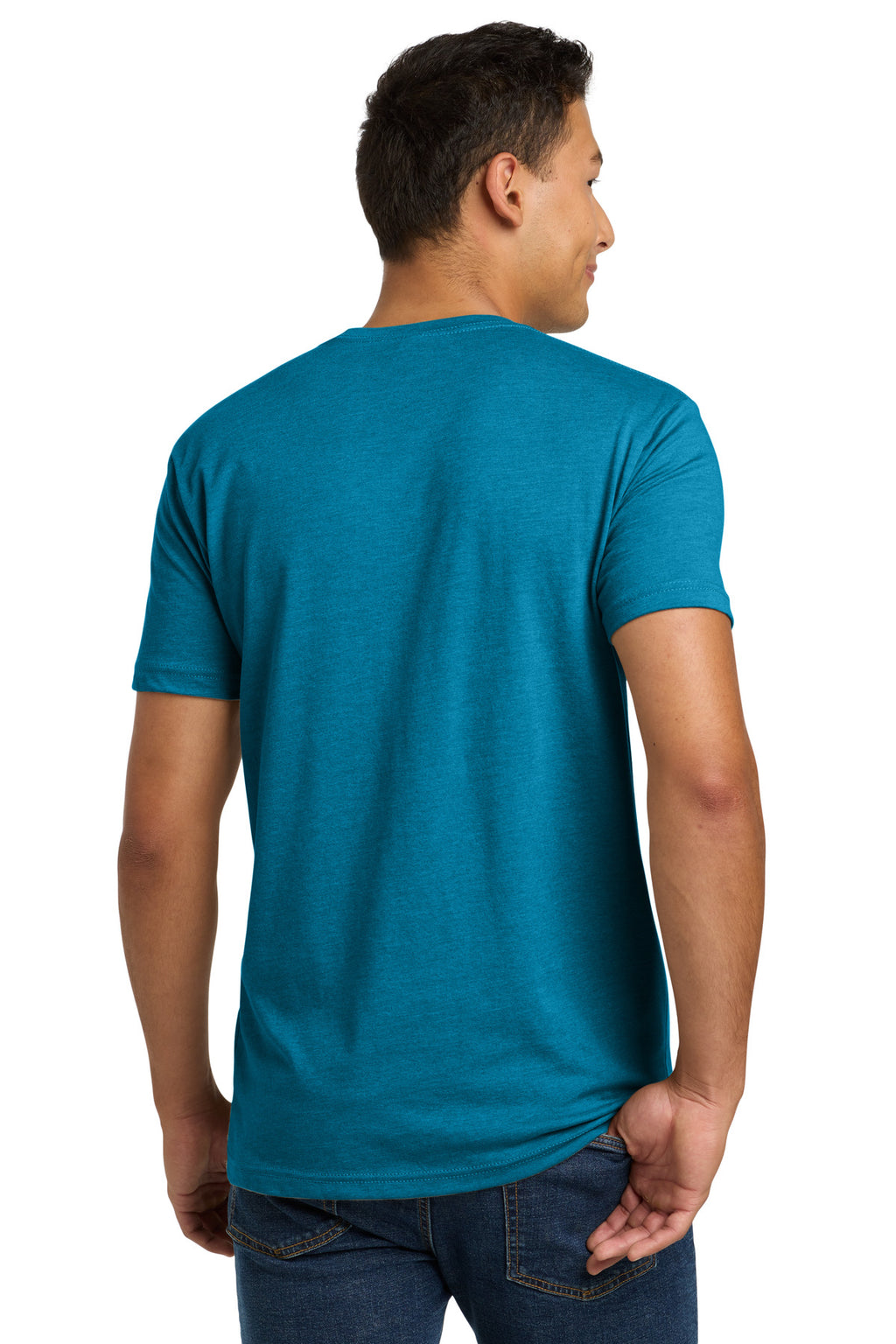 Next Level Apparel Adult CVC Tee. NL6210 - Turquoise - back