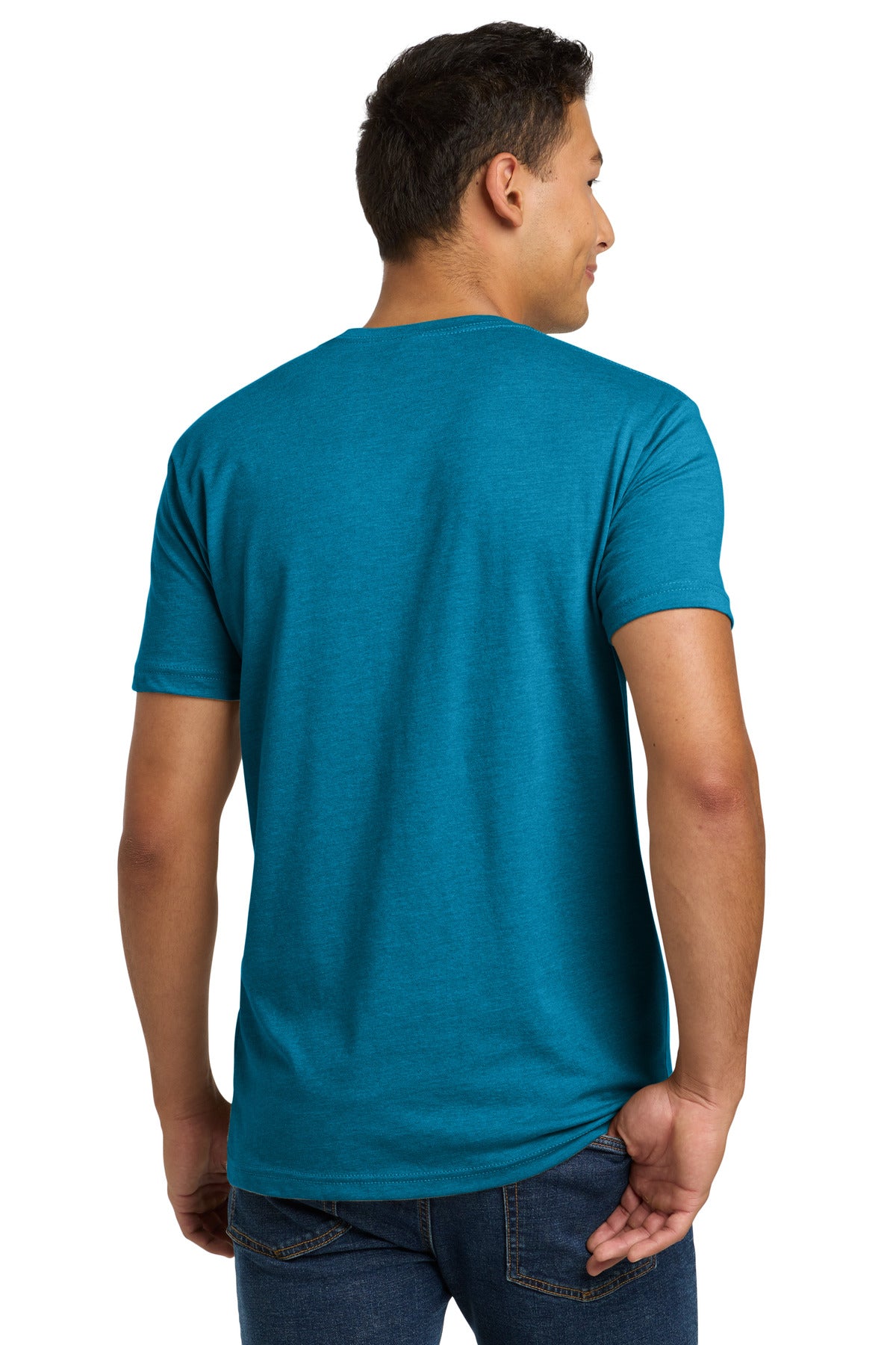 Next Level Apparel Adult CVC Tee. NL6210 - Turquoise - back