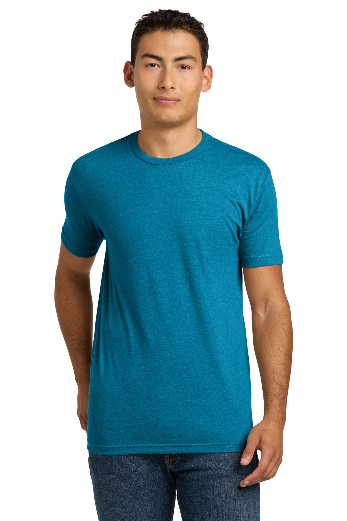 Next Level Apparel Adult CVC Tee. NL6210 - Turquoise - front