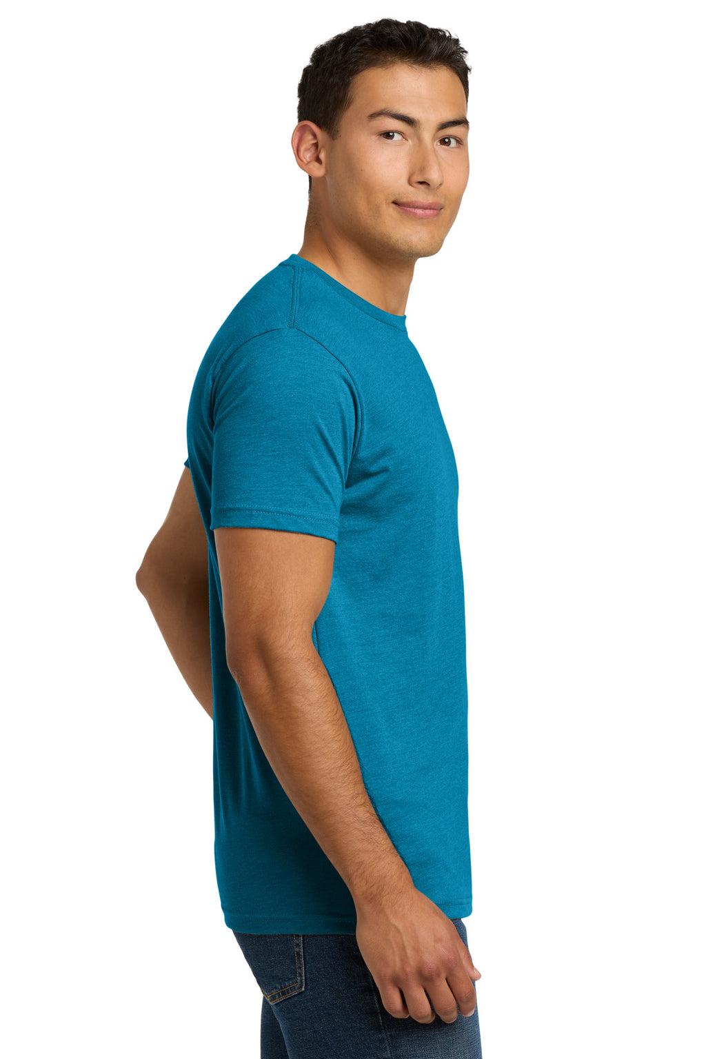 Next Level Apparel Adult CVC Tee. NL6210 - Turquoise - side