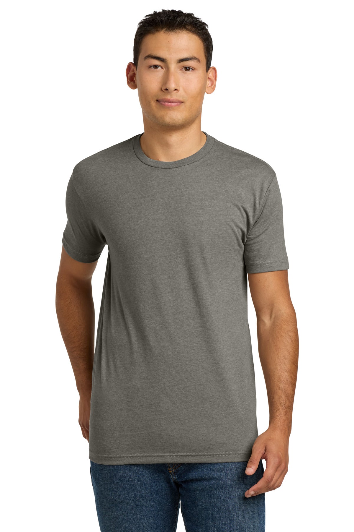 Next Level Apparel Adult CVC Tee. NL6210 - Warm Gray - front