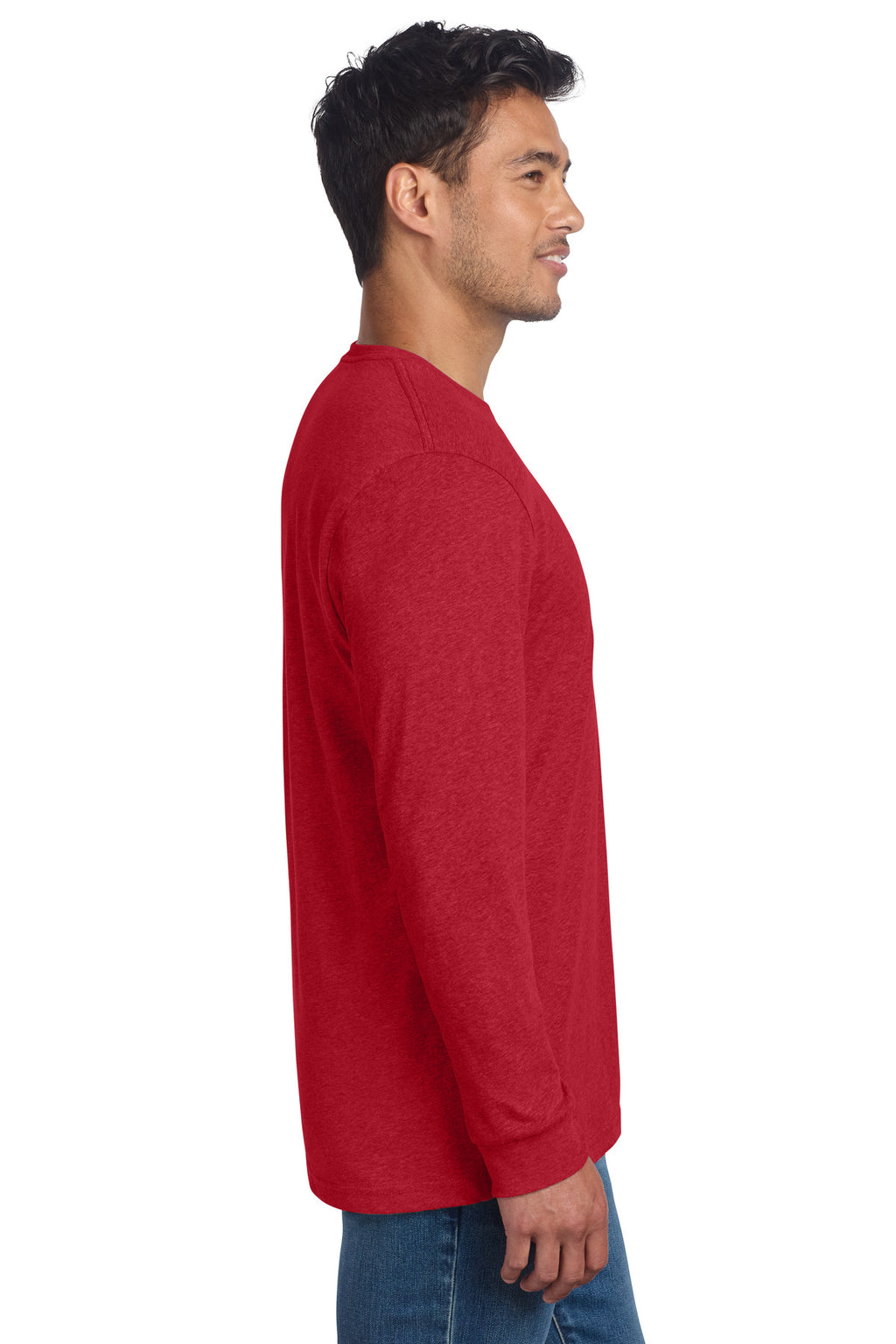 Next Level Apparel Adult CVC Long Sleeve Tee NL6211 - Red - side