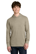 Next Level Apparel CVC Long Sleeve Hoodie NL6221 - Heather Tan - front