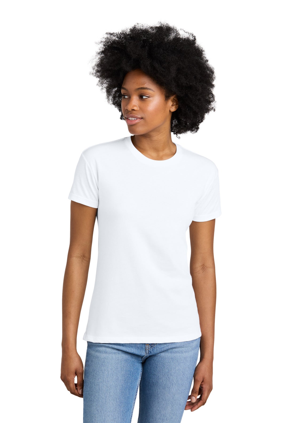 Next Level Apparel Women's CVC Relaxed Tee NL6600 - White - front