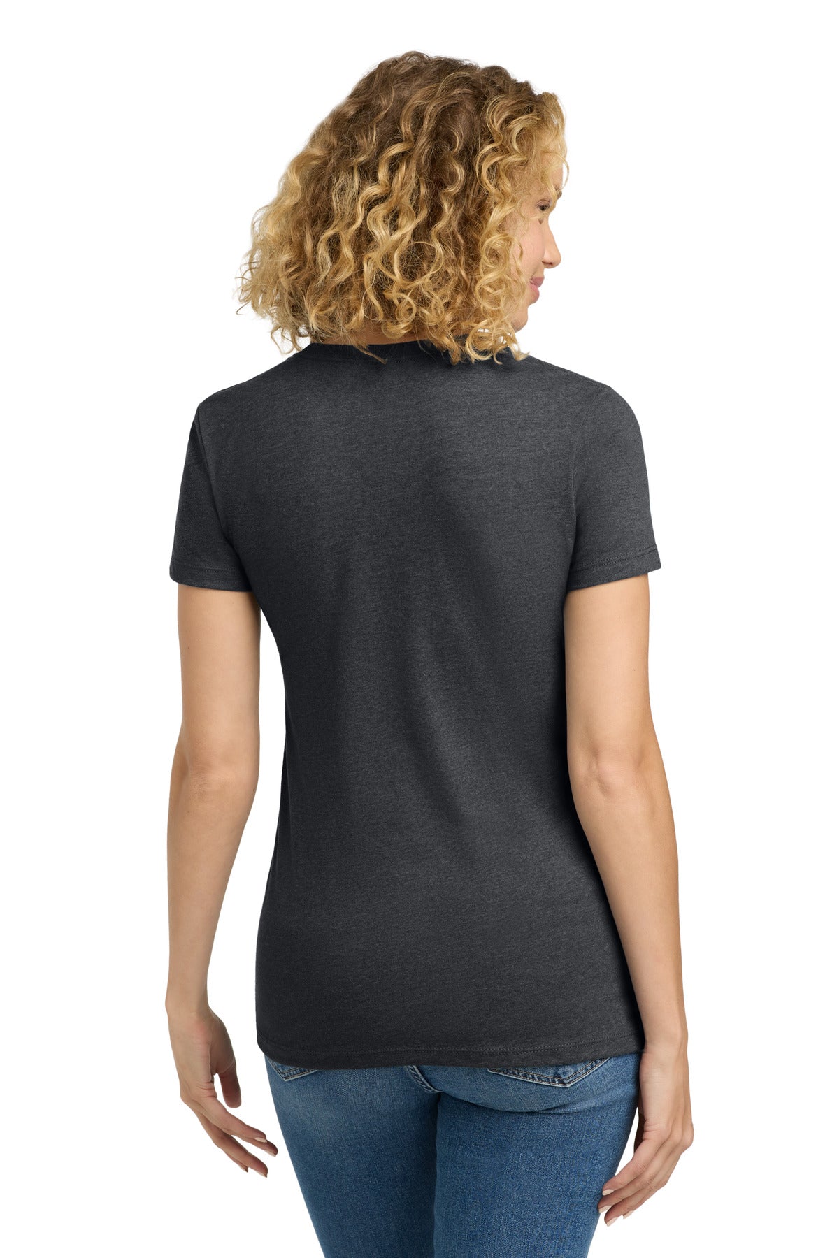 Next Level Apparel Women's CVC Tee. NL6610 - Charcoal - back