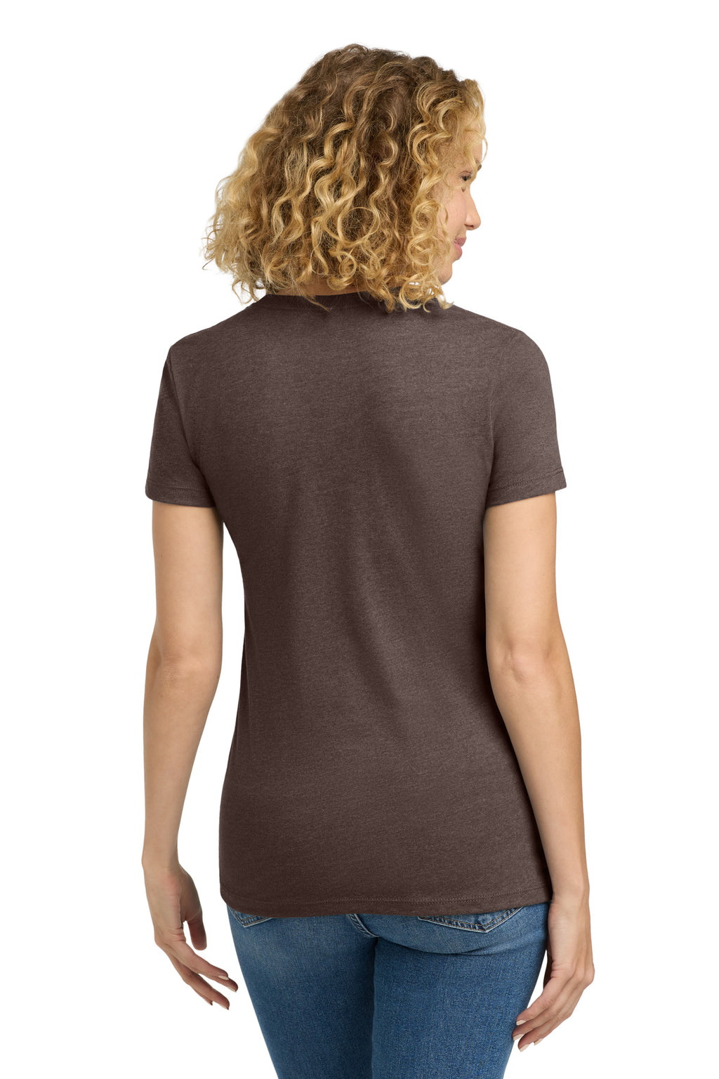 Next Level Apparel Women's CVC Tee. NL6610 - Espresso - back