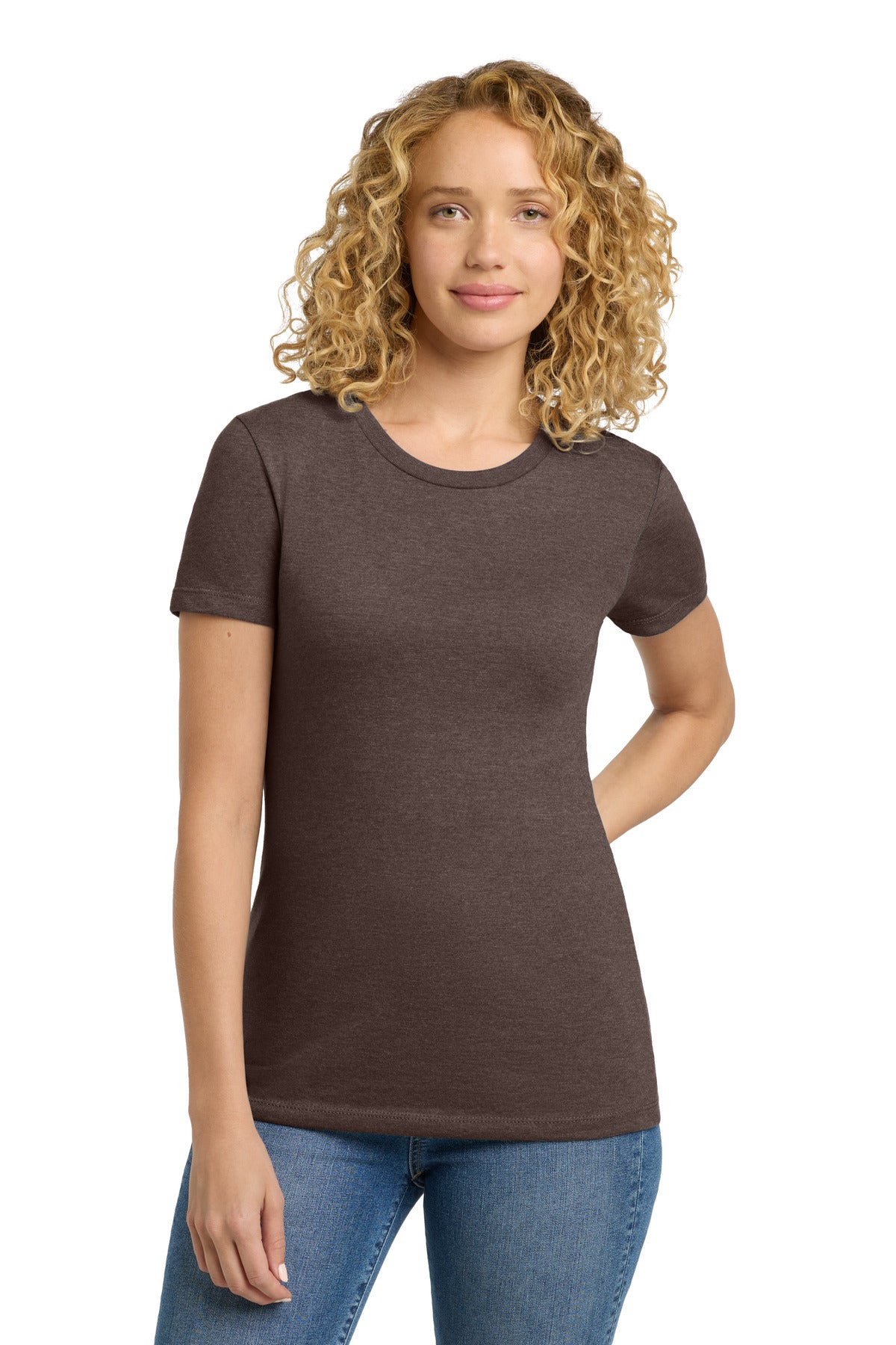 Next Level Apparel Women's CVC Tee. NL6610 - Espresso - front