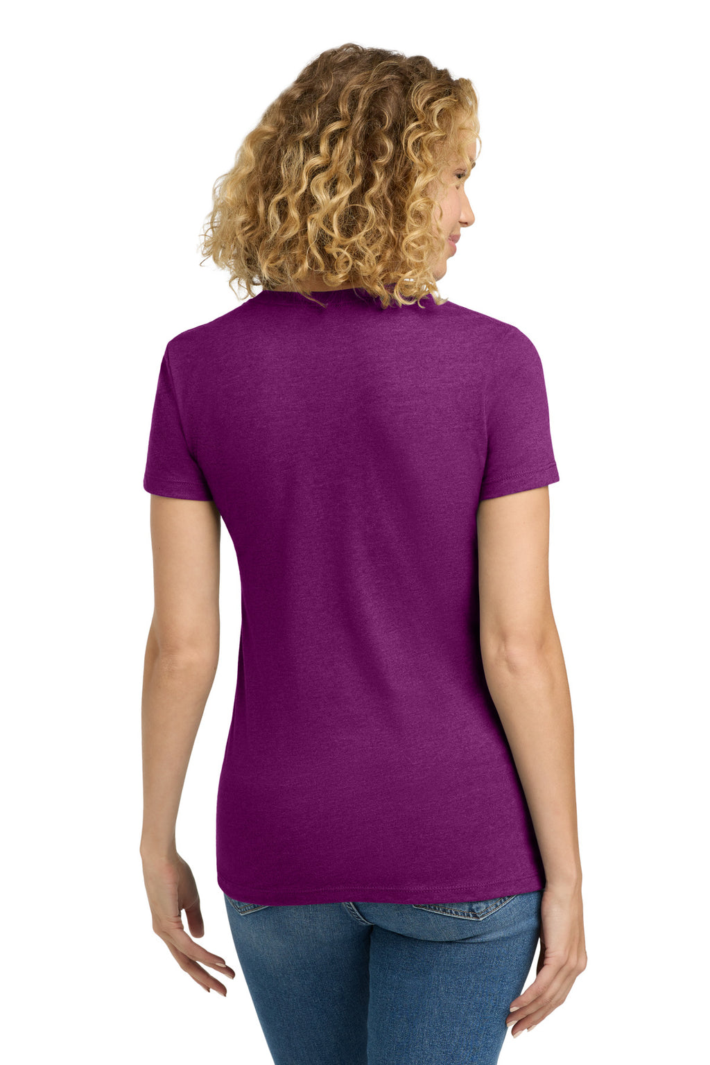 Next Level Apparel Women's CVC Tee. NL6610 - Lush - back