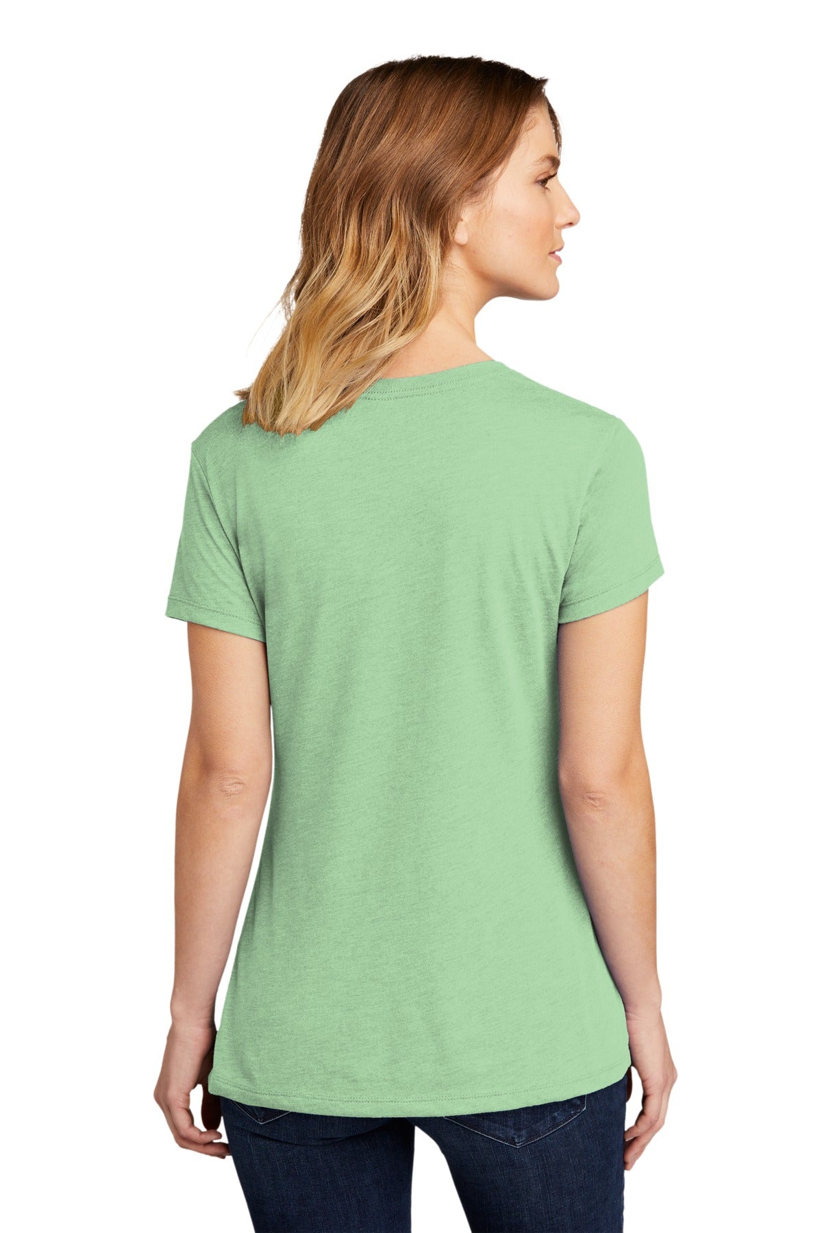 Next Level Apparel Women's CVC Tee. NL6610 - Mint - back