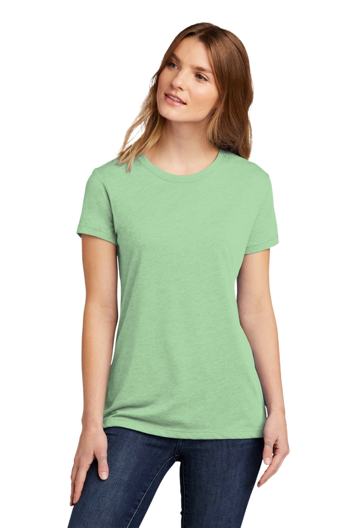 Next Level Apparel Women's CVC Tee. NL6610 - Mint - front
