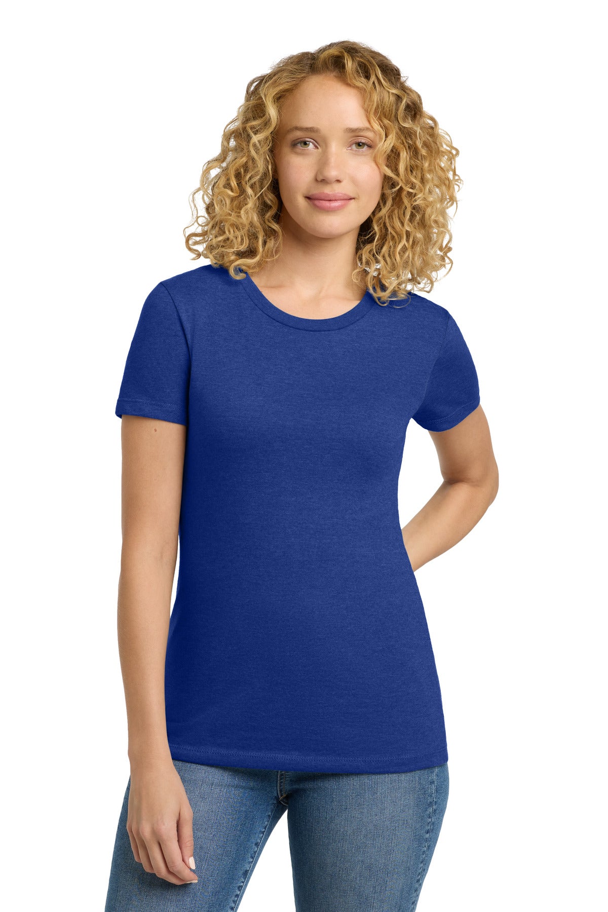 Next Level Apparel Women's CVC Tee. NL6610 - Royal - front