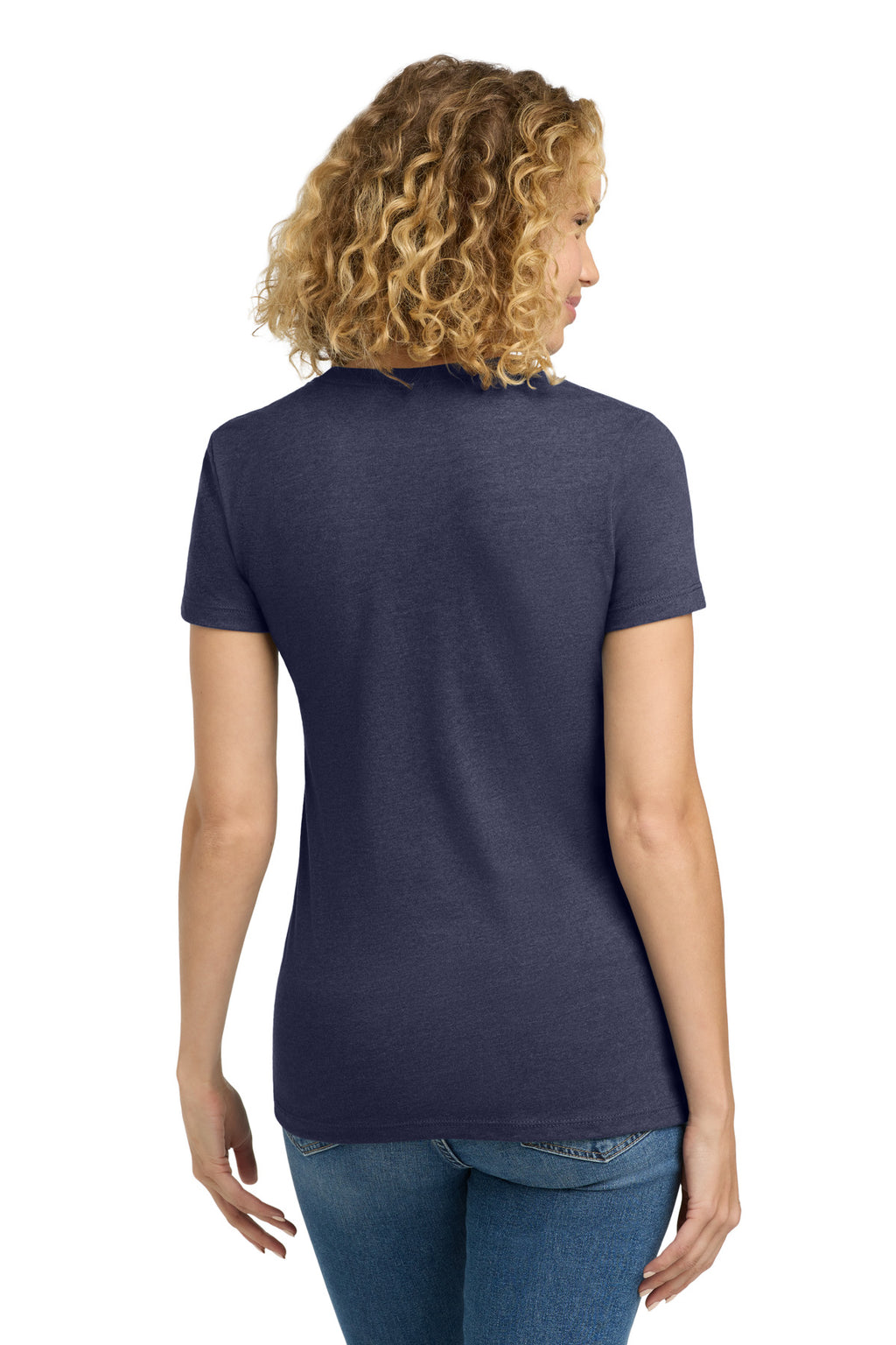 Next Level Apparel Women's CVC Tee. NL6610 - Storm - back
