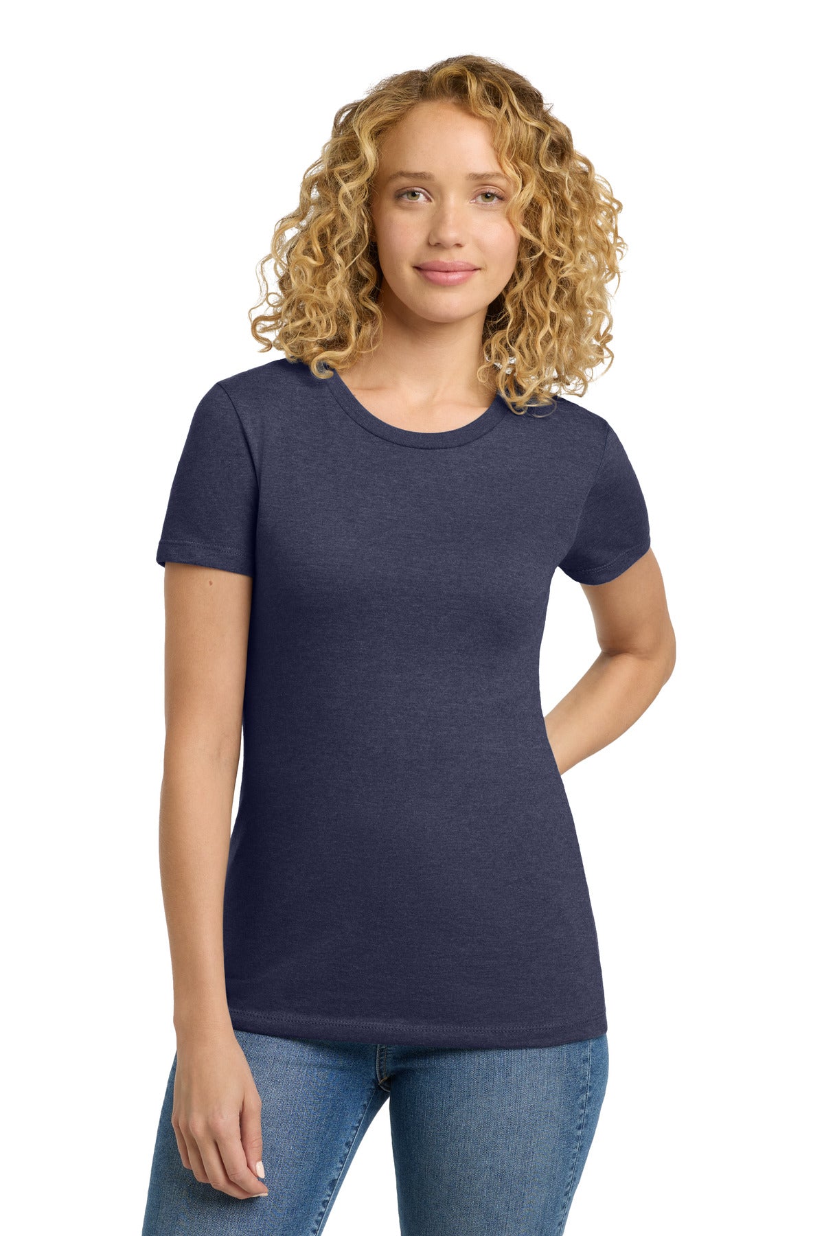 Next Level Apparel Women's CVC Tee. NL6610 - Storm - front