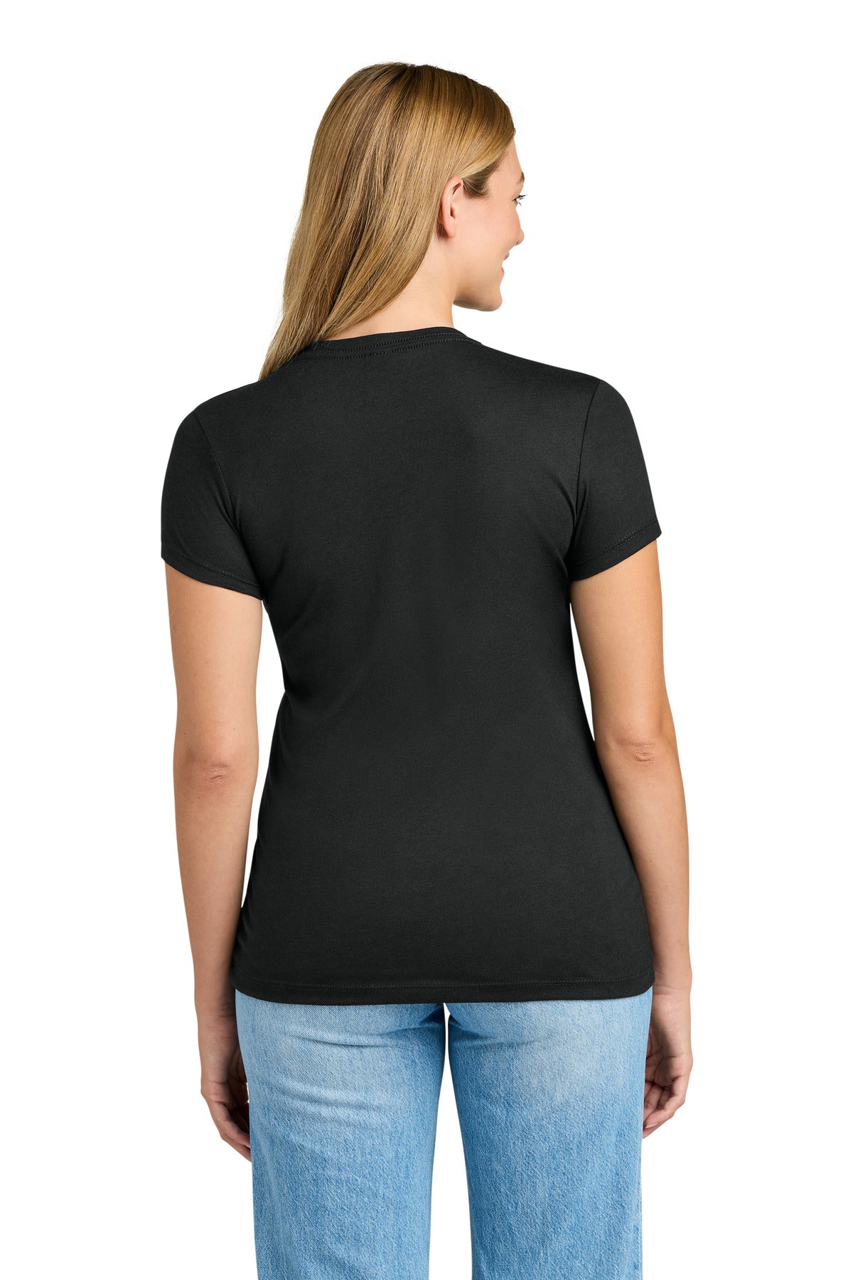 Next Level Apparel Women's Tri-Blend Tee. NL6710 - Black - back
