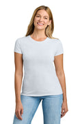 Next Level Apparel Women's Tri-Blend Tee. NL6710 - Heather White - front