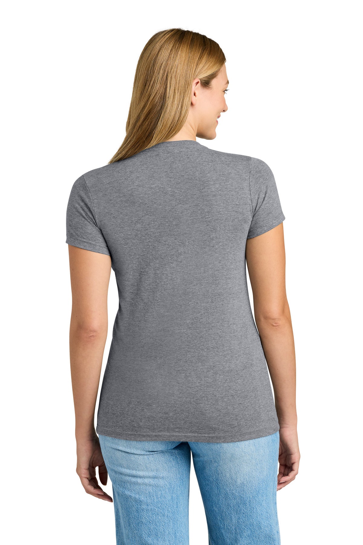 Next Level Apparel Women's Tri-Blend Tee. NL6710 - Premium Heather - back
