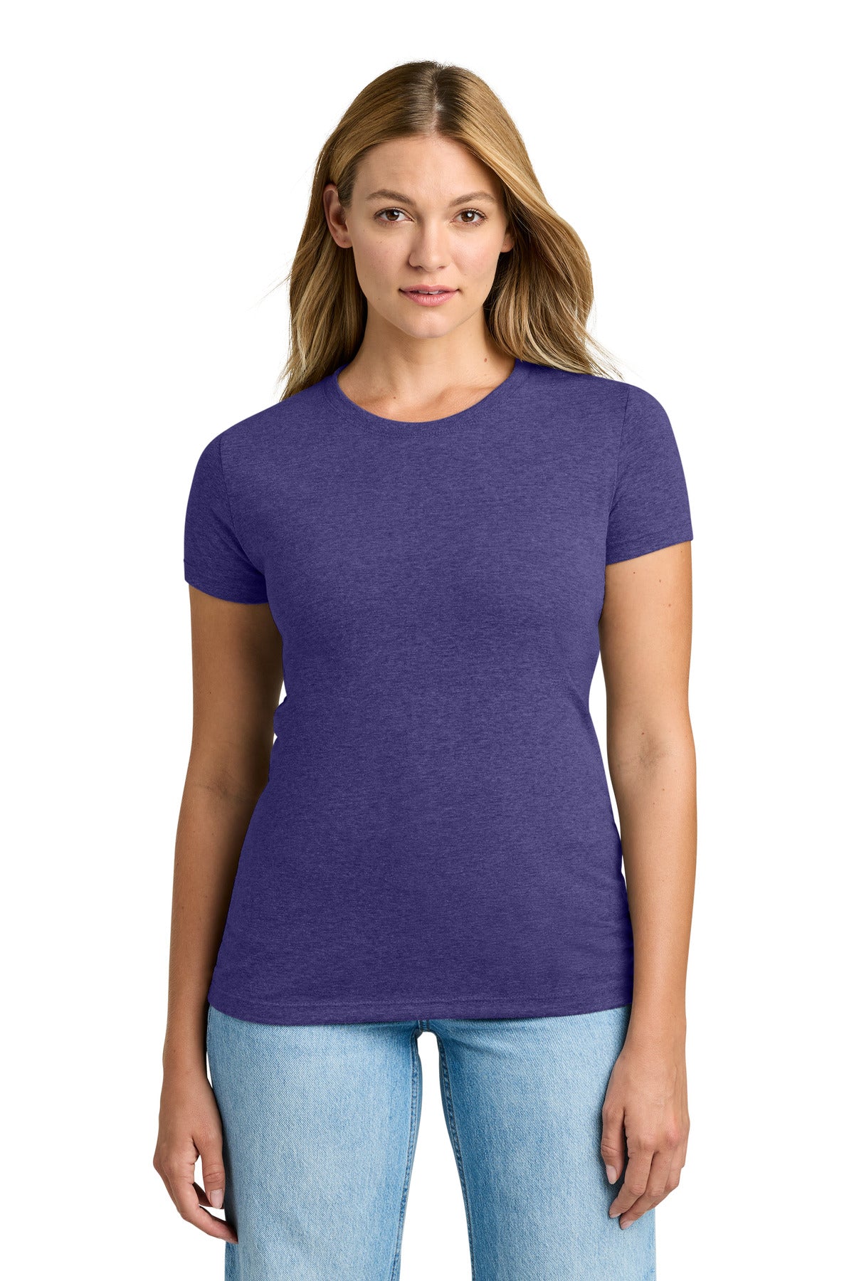 Next Level Apparel Women's Tri-Blend Tee. NL6710 - Purple Rush - front