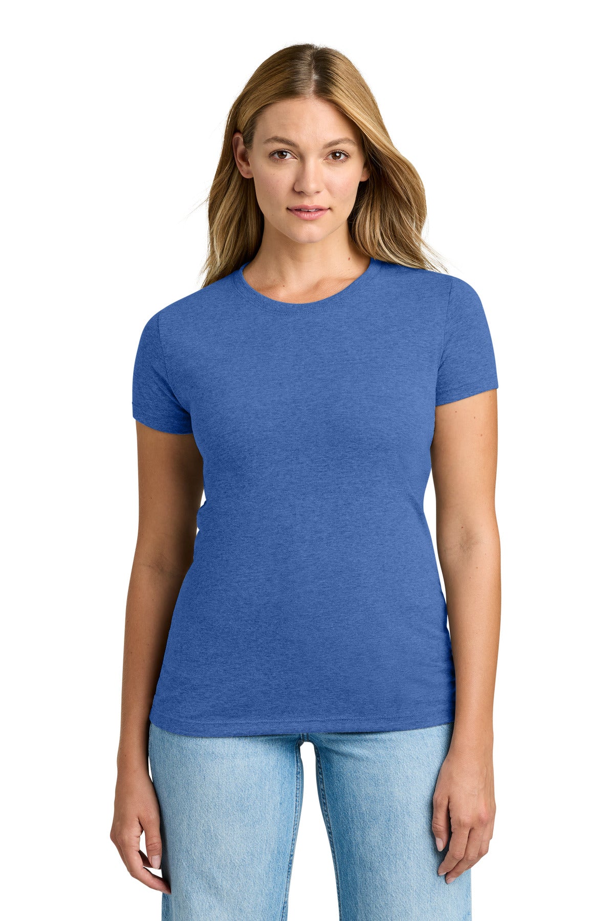 Next Level Apparel Women's Tri-Blend Tee. NL6710 - Vintage Royal - front