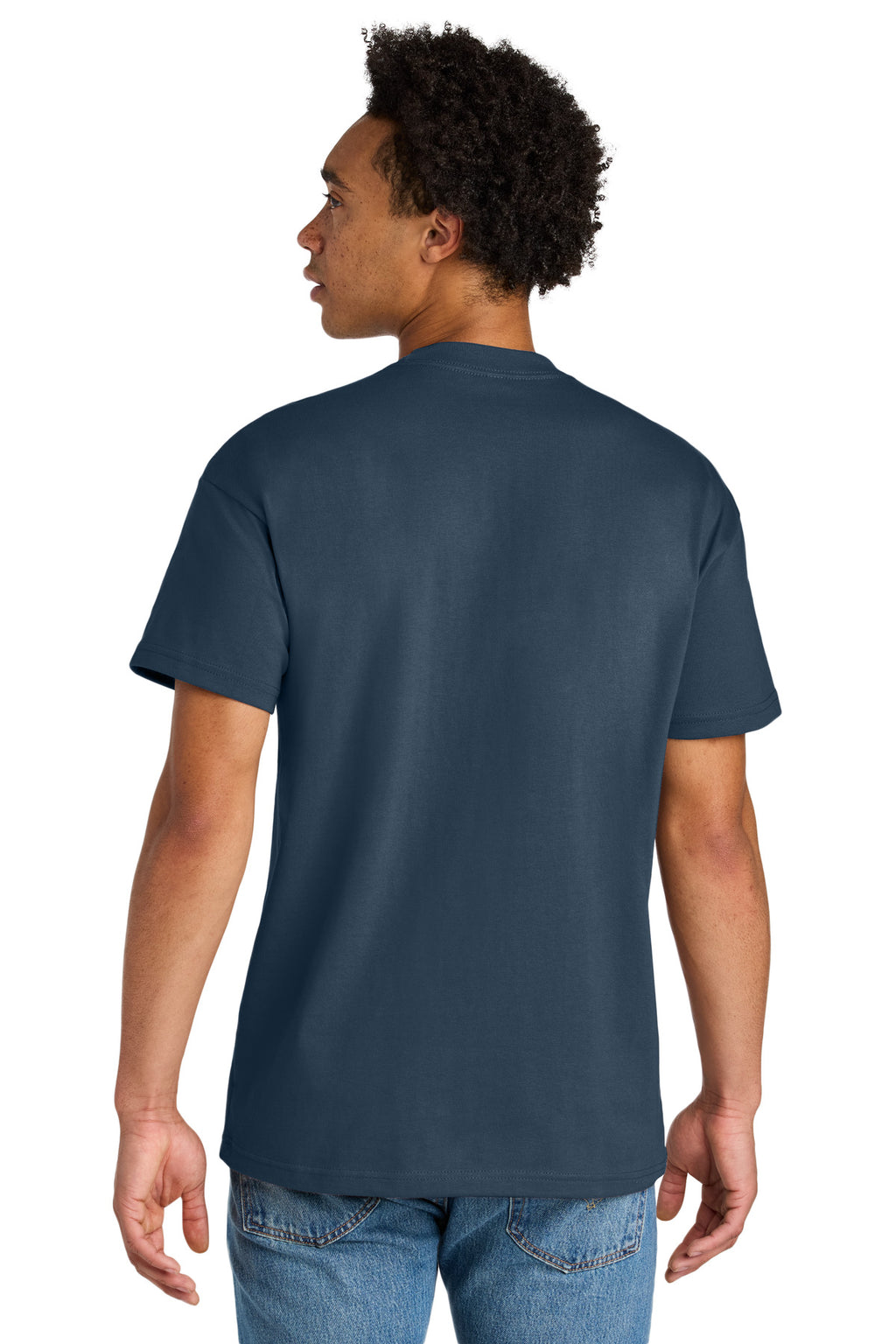 Next Level Apparel Heavyweight Tee NL7200 - Harbor Blue - back