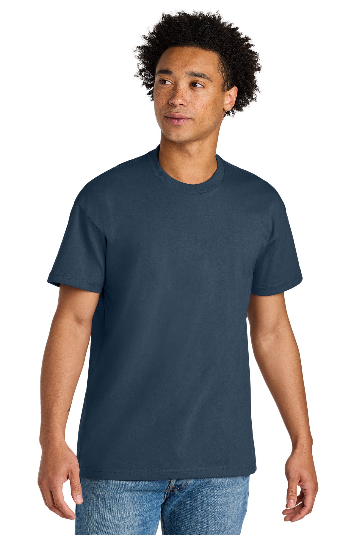 Next Level Apparel Heavyweight Tee NL7200 - Harbor Blue - front