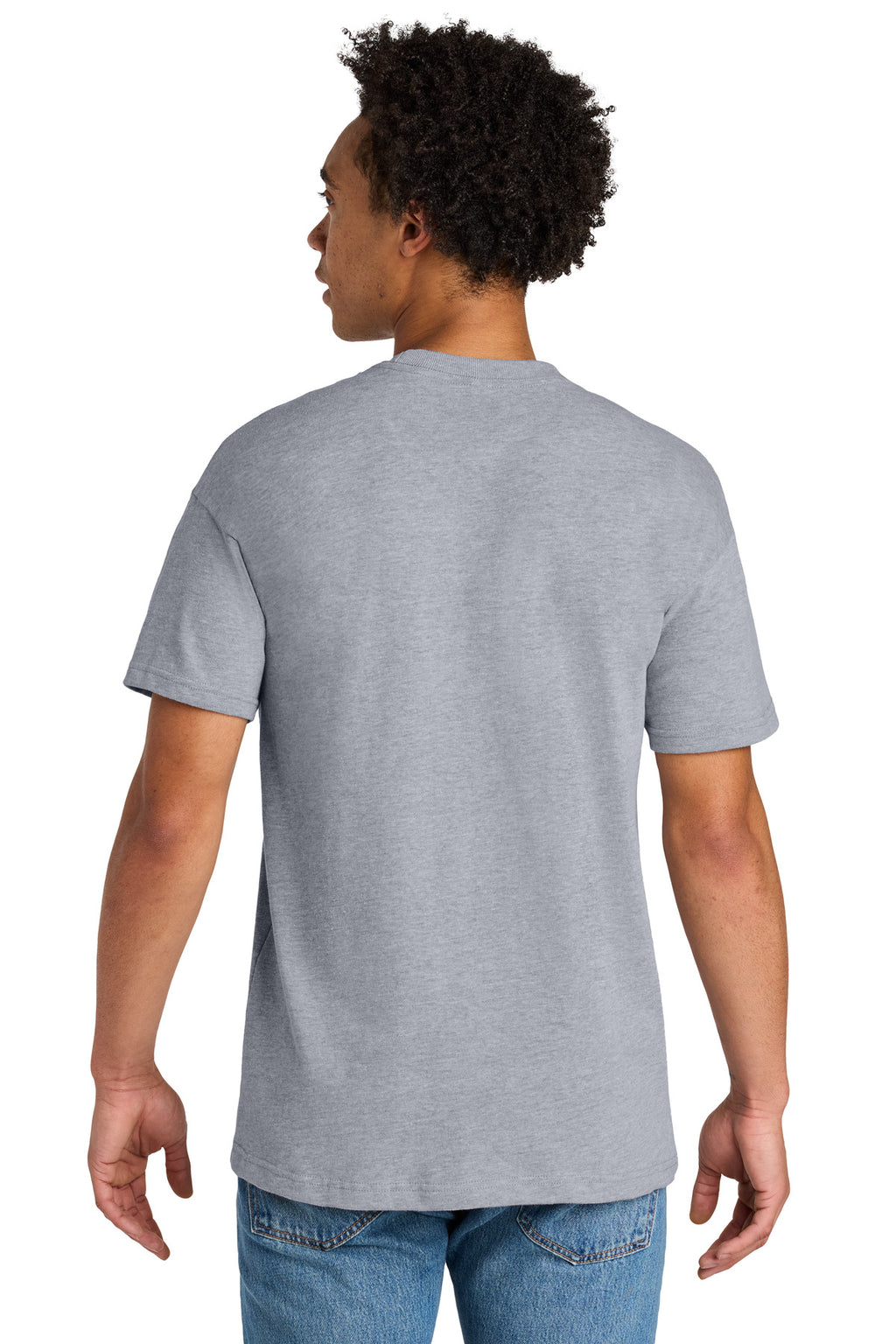 Next Level Apparel Heavyweight Tee NL7200 - Heather Gray - back