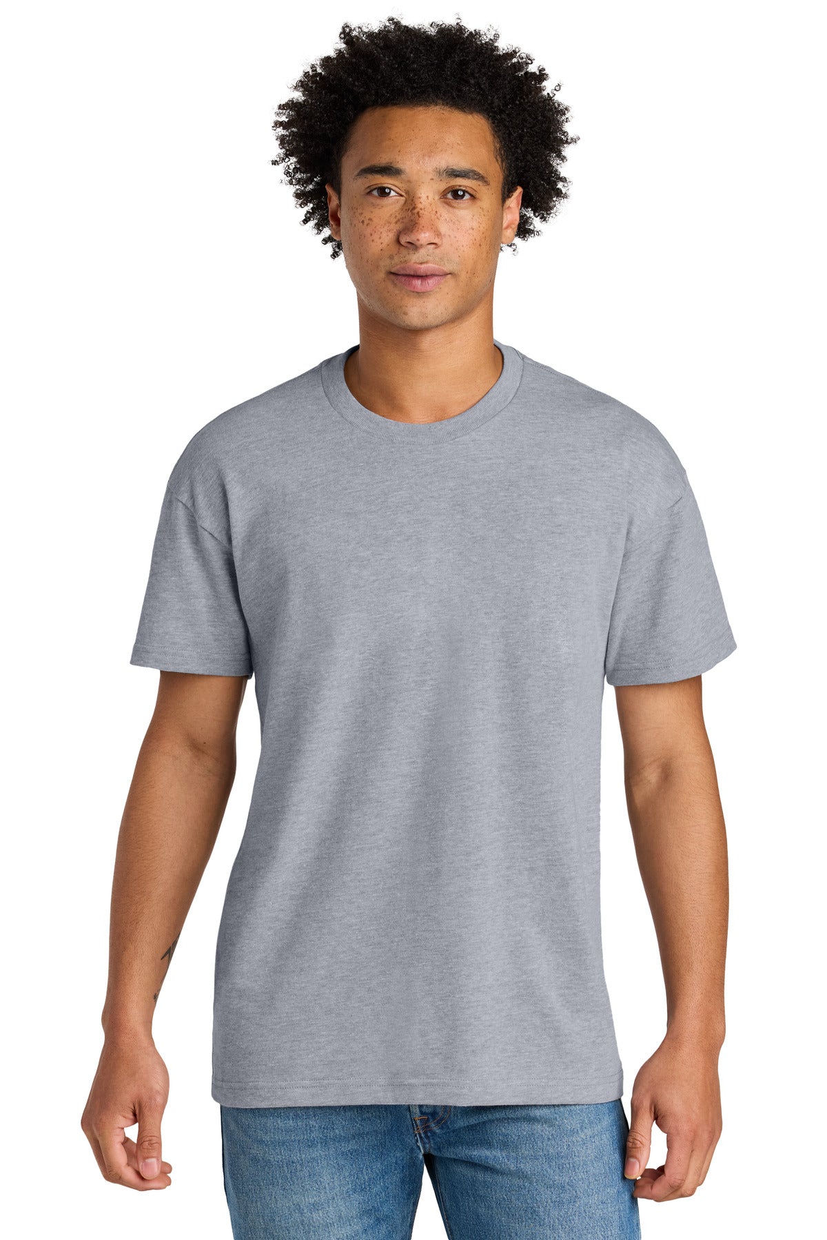 Next Level Apparel Heavyweight Tee NL7200 - Heather Gray - front