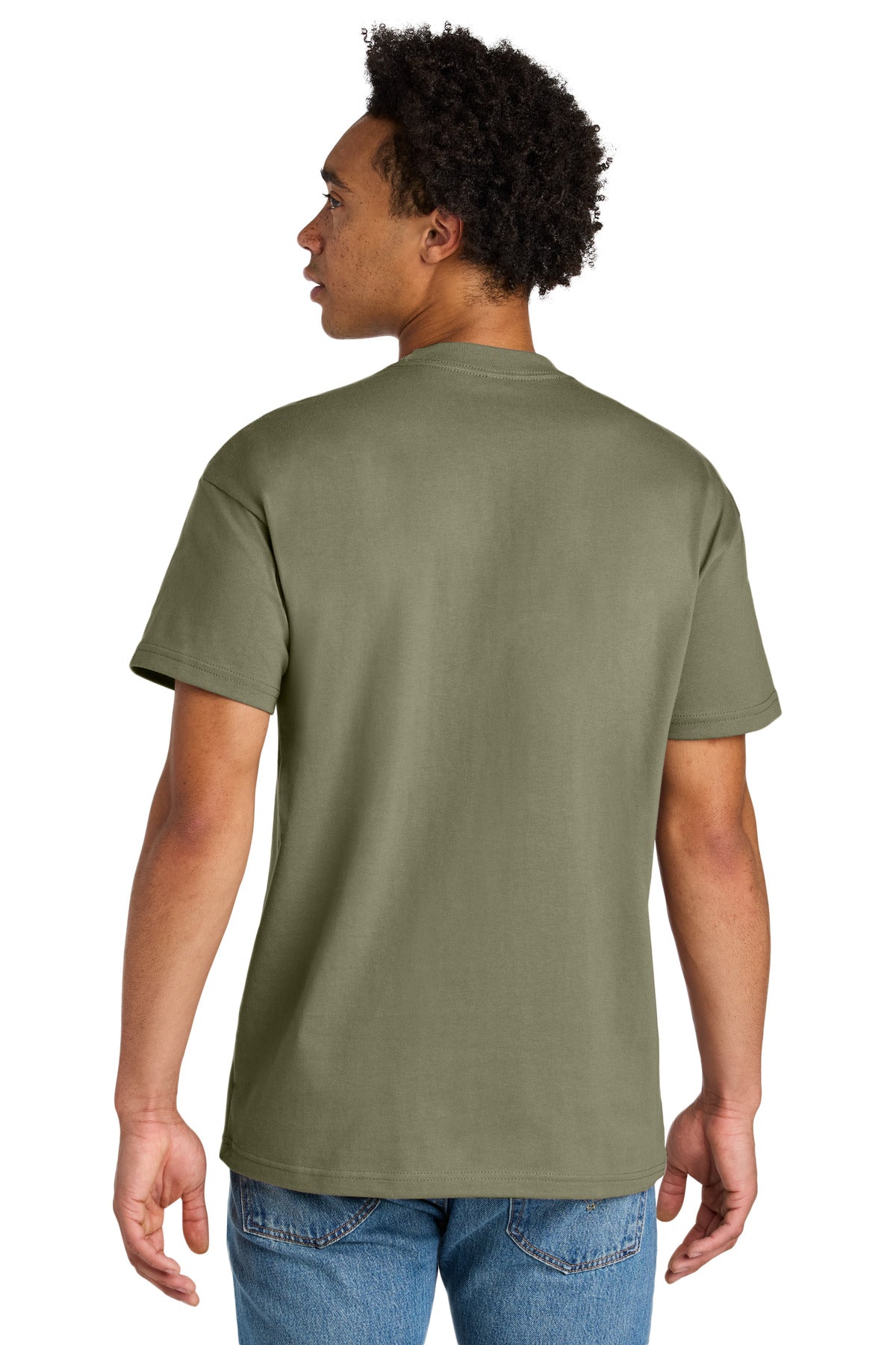 Next Level Apparel Heavyweight Tee NL7200 - Light Olive - back