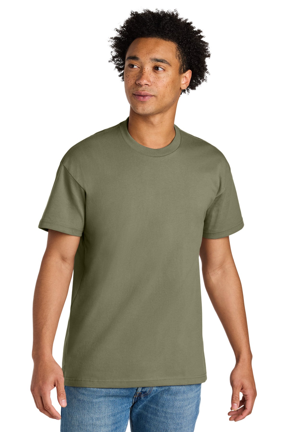 Next Level Apparel Heavyweight Tee NL7200 - Light Olive - front