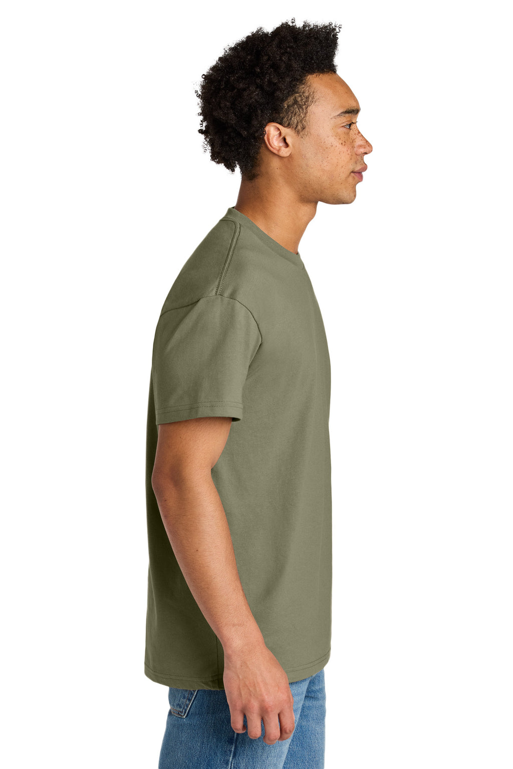 Next Level Apparel Heavyweight Tee NL7200 - Light Olive - side