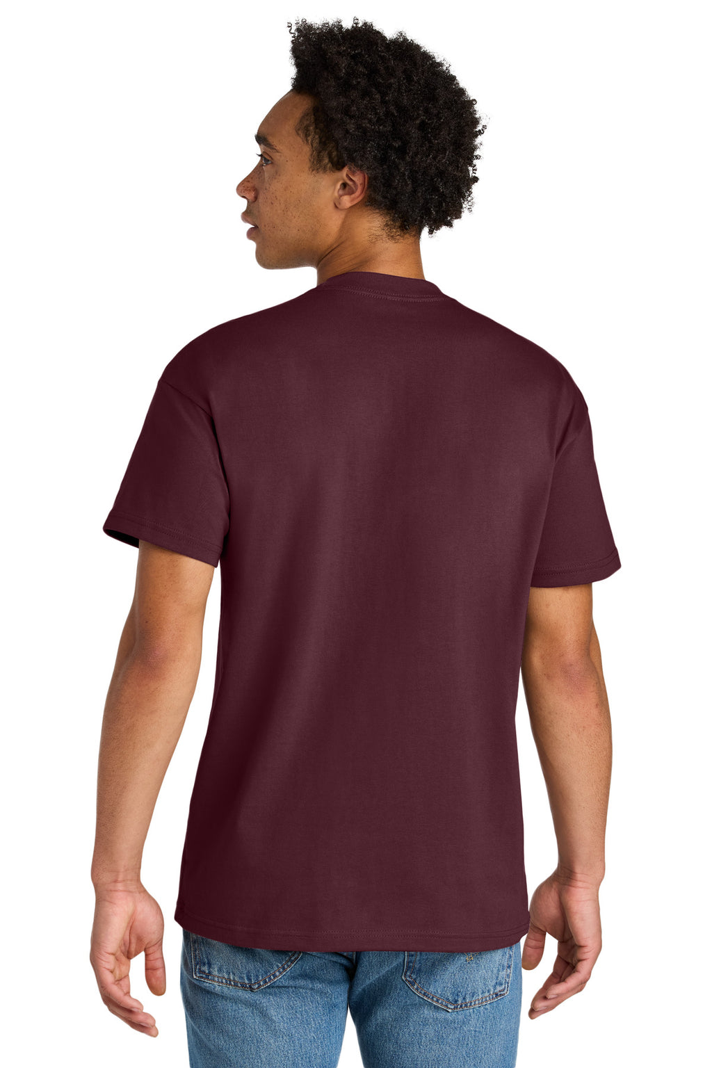 Next Level Apparel Heavyweight Tee NL7200 - Maroon - back