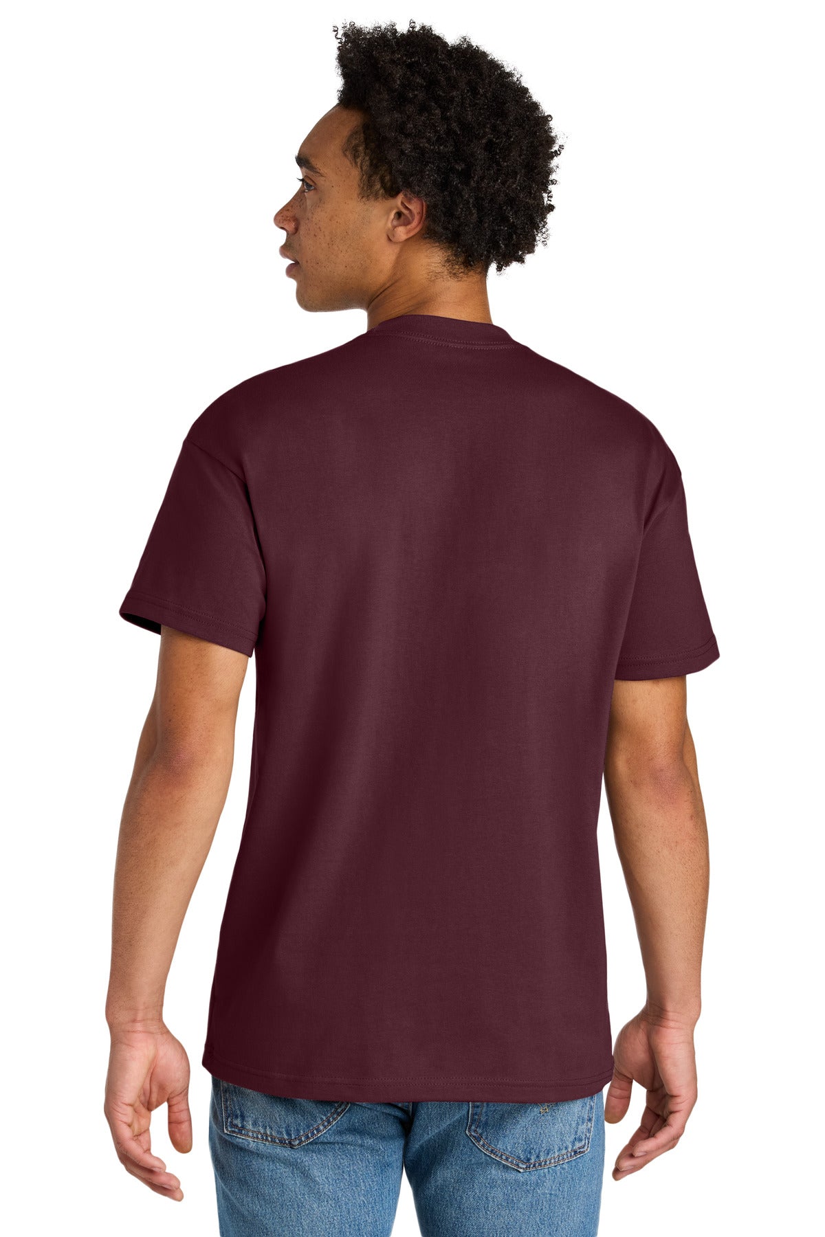 Next Level Apparel Heavyweight Tee NL7200 - Maroon - back