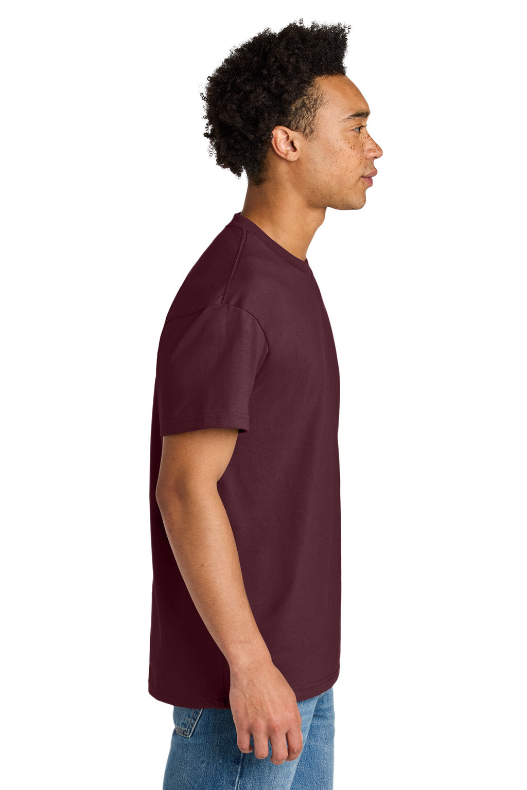 Next Level Apparel Heavyweight Tee NL7200 - Maroon - side
