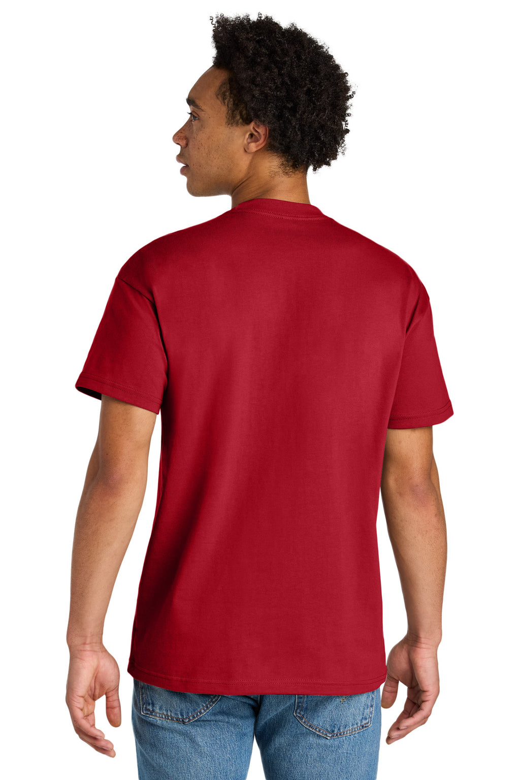 Next Level Apparel Heavyweight Tee NL7200 - Red - back