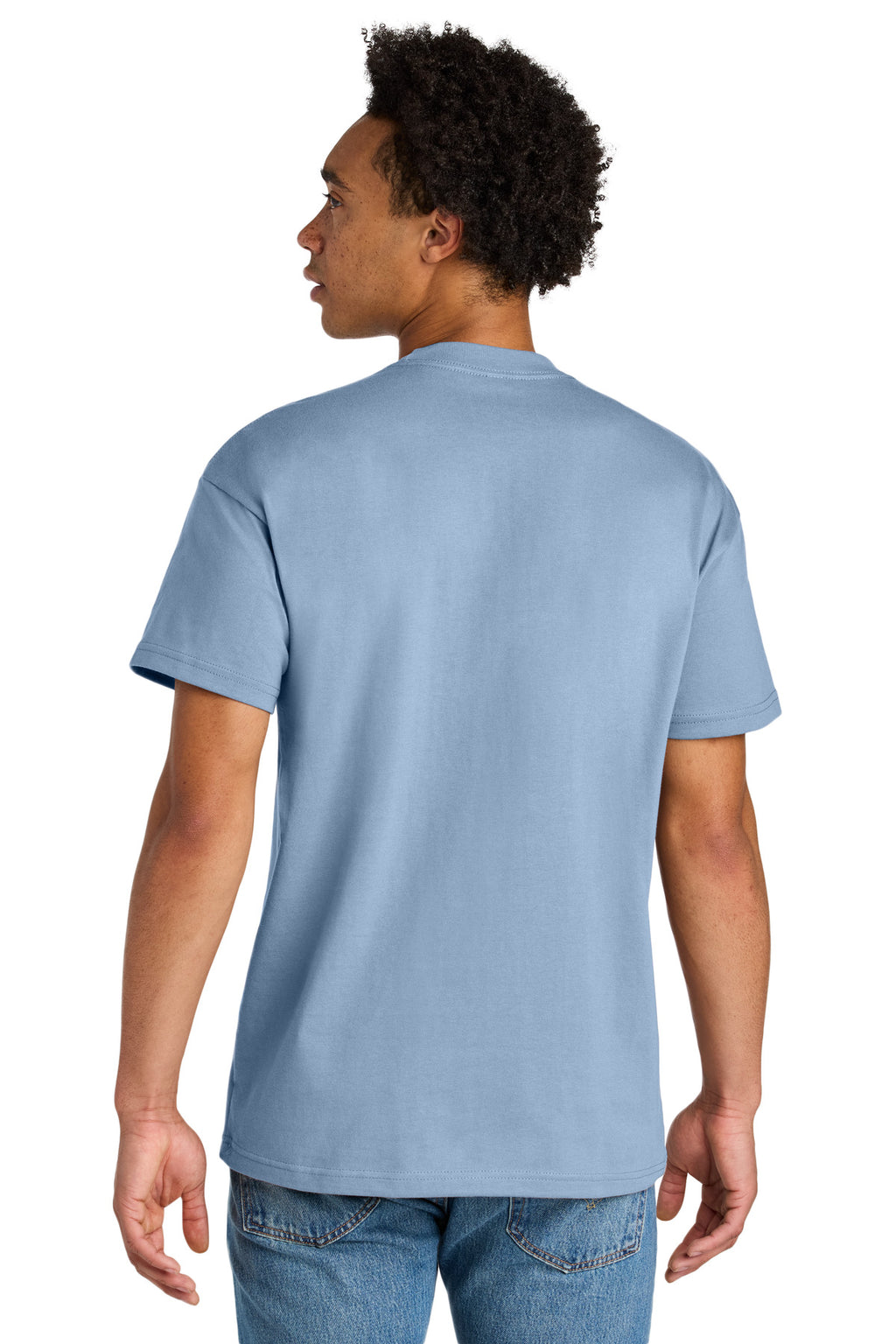 Next Level Apparel Heavyweight Tee NL7200 - Stonewash Denim - back