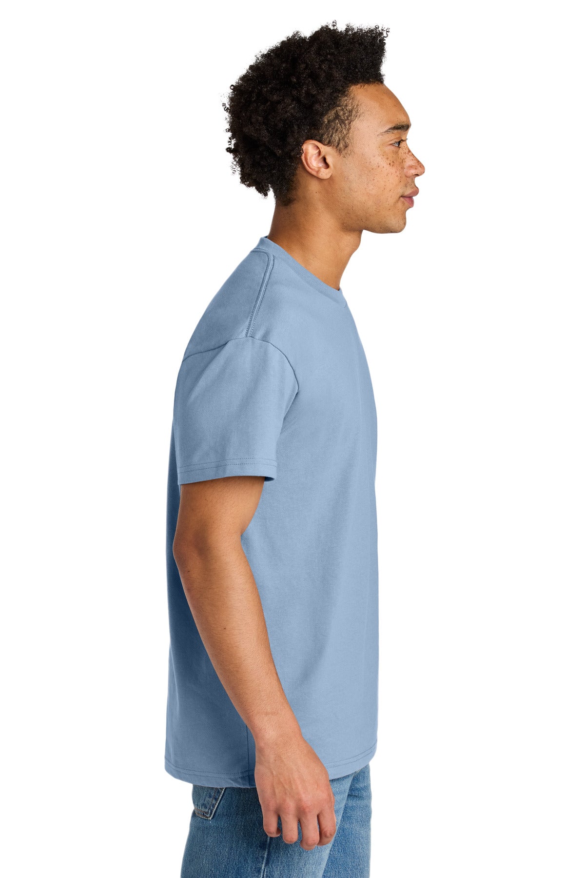 Next Level Apparel Heavyweight Tee NL7200 - Stonewash Denim - side