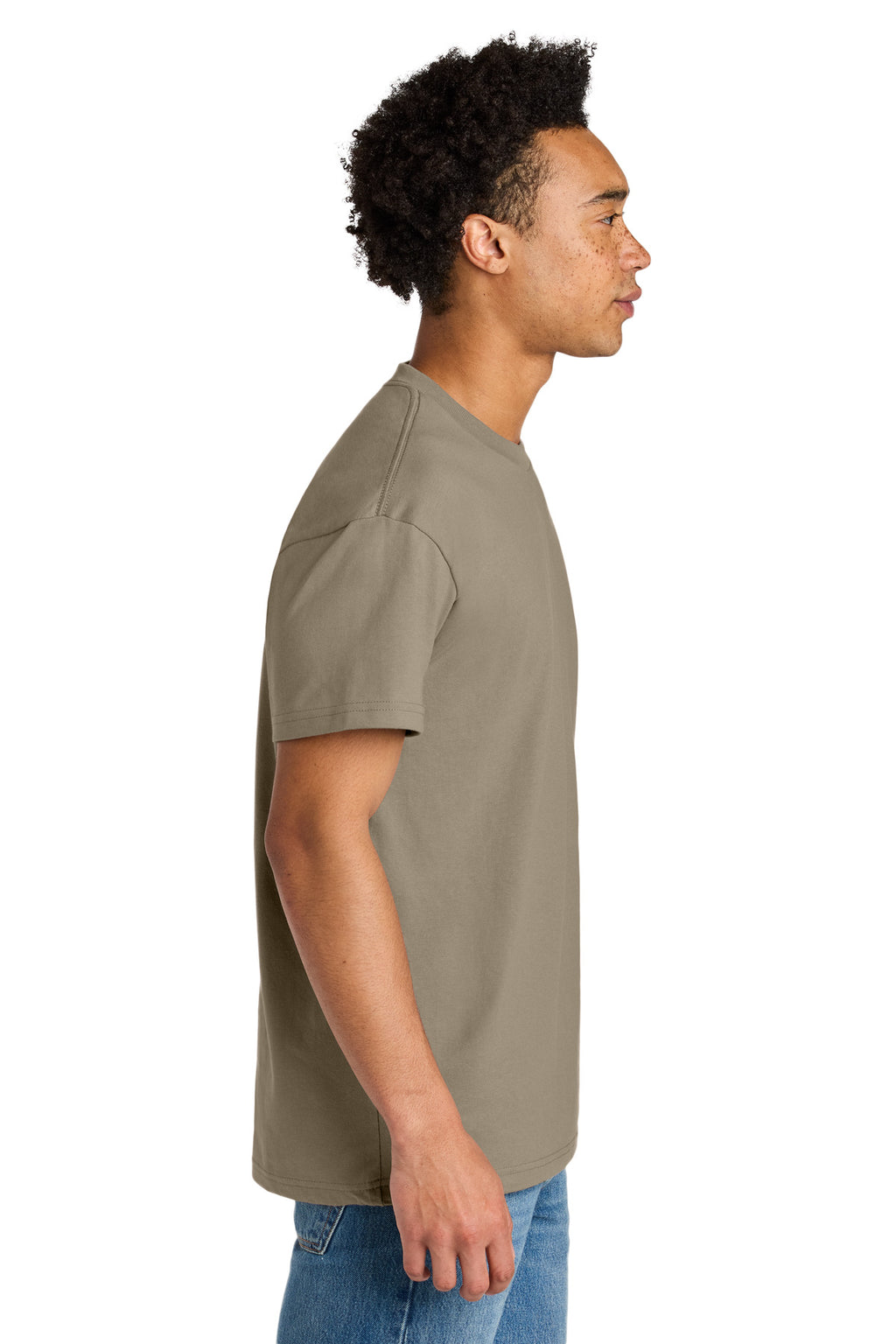 Next Level Apparel Heavyweight Tee NL7200 - Tan - side