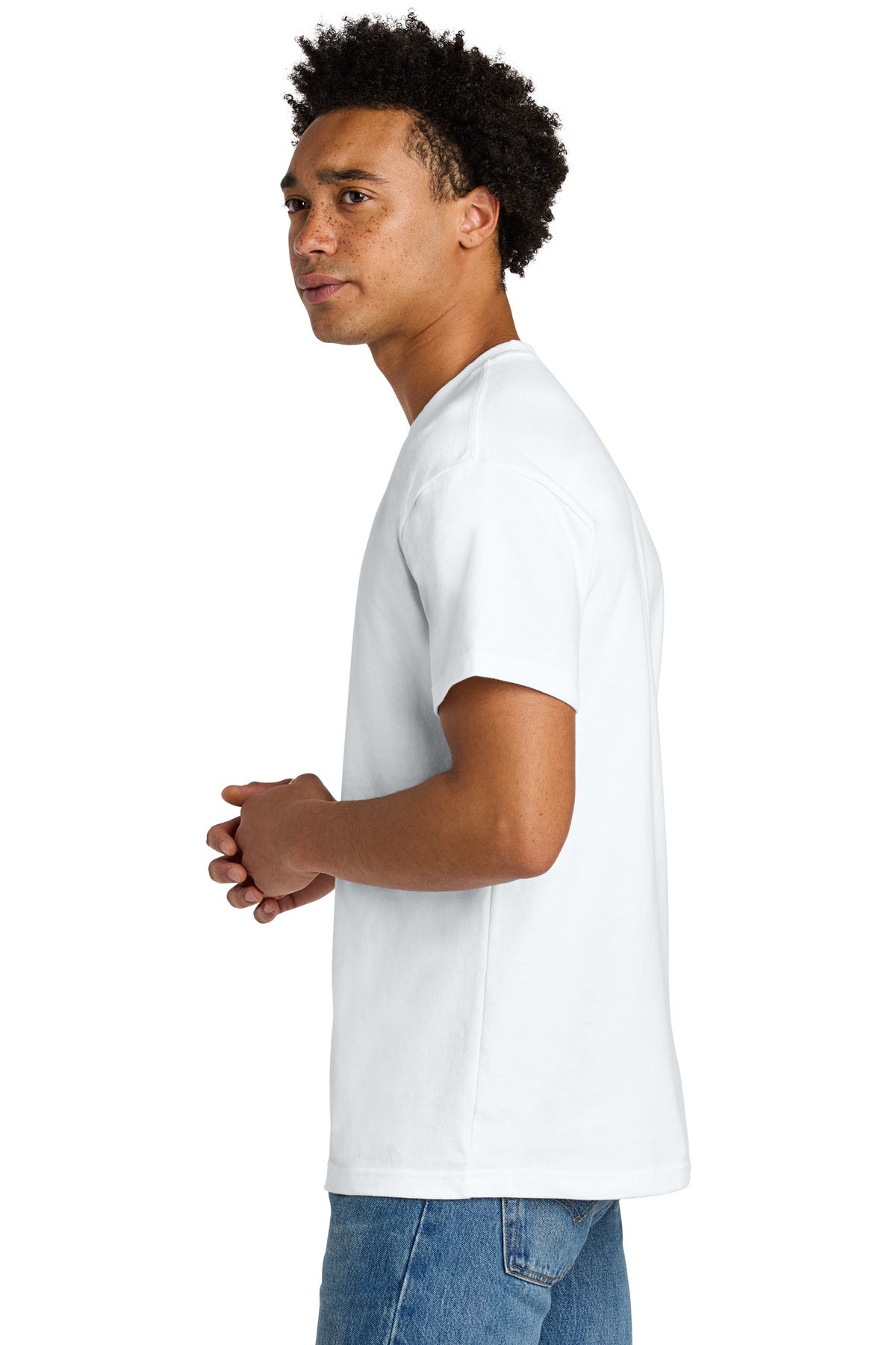 Next Level Apparel Heavyweight Tee NL7200 - White - side