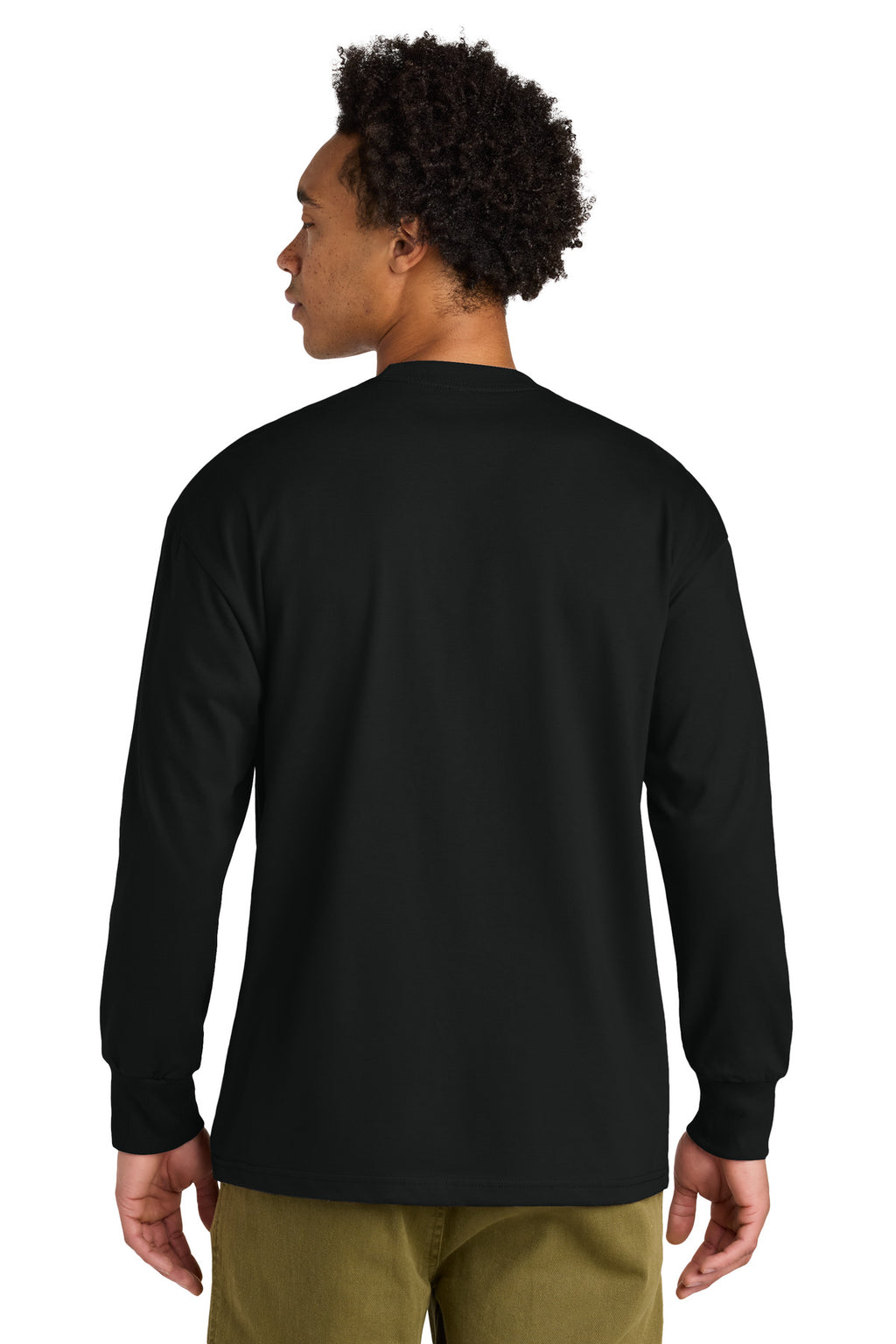 Next Level Apparel Heavyweight Long Sleeve Tee NL7211 - Black - back
