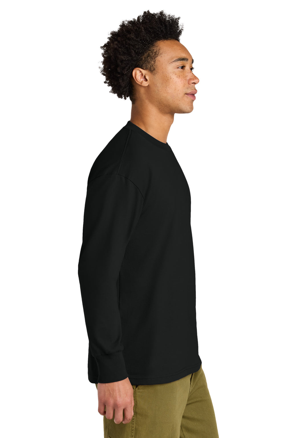 Next Level Apparel Heavyweight Long Sleeve Tee NL7211 - Black - side