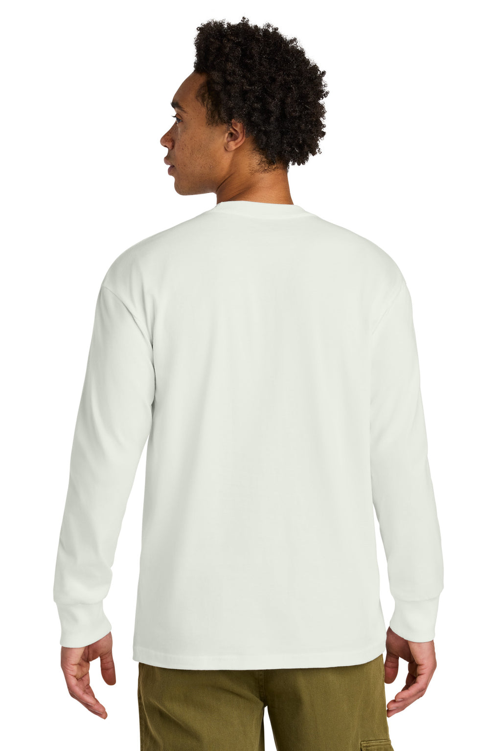 Next Level Apparel Heavyweight Long Sleeve Tee NL7211 - Bone - back