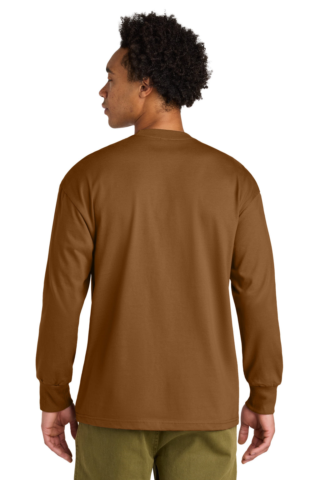 Next Level Apparel Heavyweight Long Sleeve Tee NL7211 - Clay - back